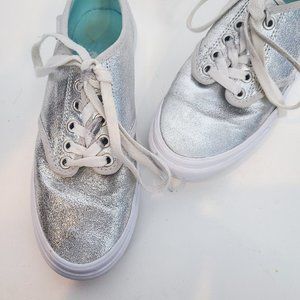 glitter vans size 6